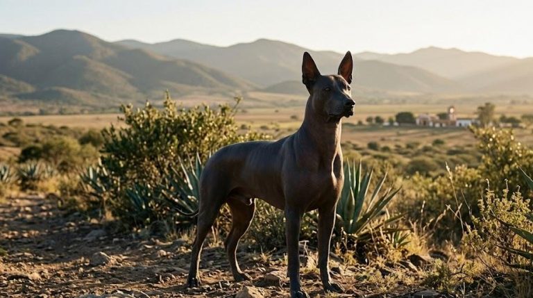 Buy Xoloitzcuintle Mexico healthy adult dog in natural outdoor setting